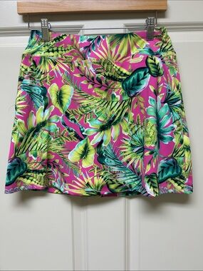 Tropical Print Pink Women's Golf skort